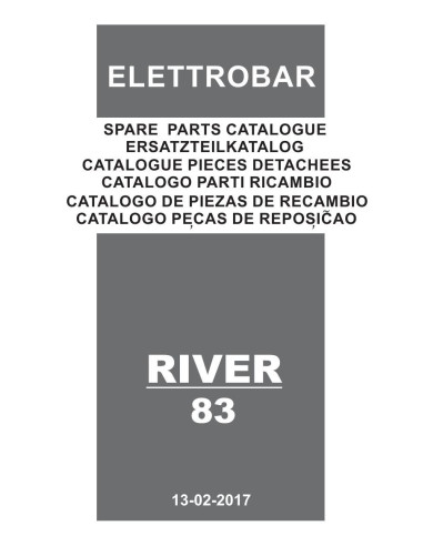 Pièces détachées ELETTROBAR RIVER83CDE Annee 02-2017 