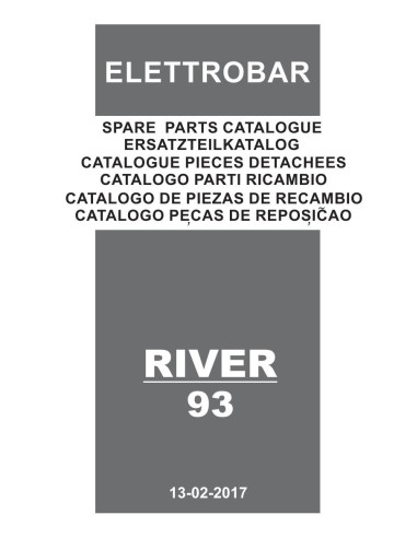 Pièces détachées ELETTROBAR RIVER93CDE Annee 02-2017 