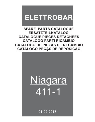 Pièces détachées ELETTROBAR NIAGARA411-1 Annee 02-2017 