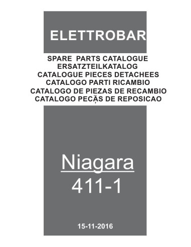 Pièces détachées ELETTROBAR NIAGARA411-1 Annee 11-2016 