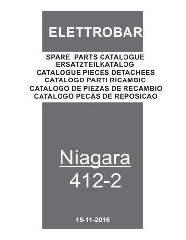 Pièces détachées ELETTROBAR NIAGARA412-2 Annee 11-2016 