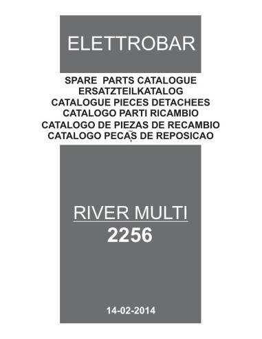 Pièces détachées ELETTROBAR RIVERMULTI2256 Annee 02-2014 