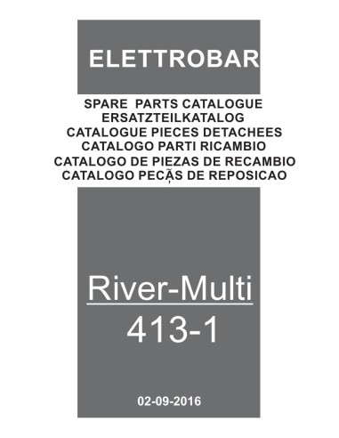 Pièces détachées ELETTROBAR RIVERMULTI413-1 Annee 09-2016 