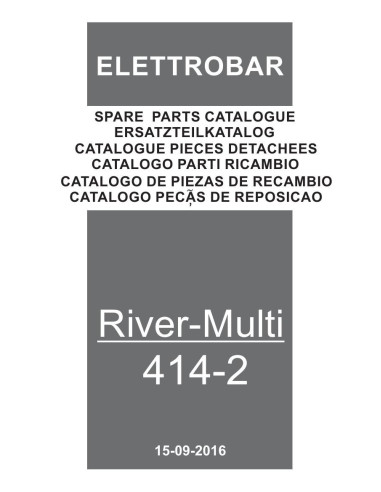 Pièces détachées ELETTROBAR RIVERMULTI414-2 Annee 09-2016 