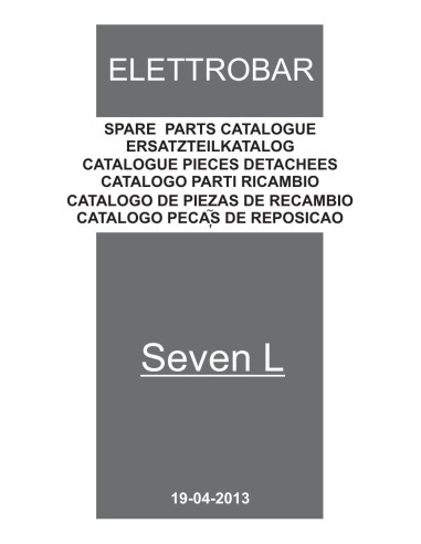 Pièces détachées ELETTROBAR SEVEN L Annee 04-2013 