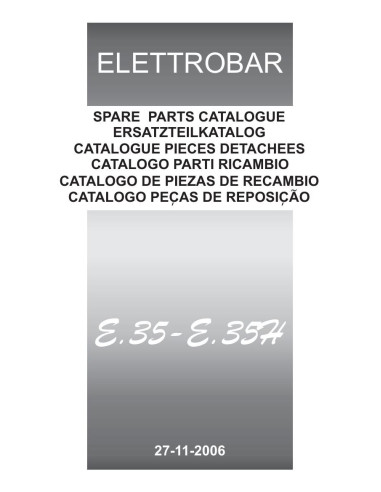 Pièces détachées ELETTROBAR E35 ELECTRONICS Annee 11-2006 230-50-1 