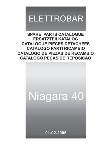 Pièces détachées ELETTROBAR NIAGARA40 Annee 02-2005 