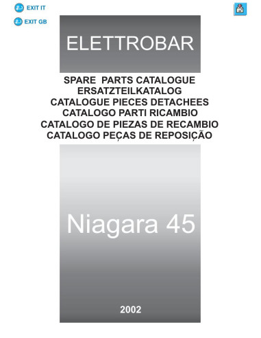 Pièces détachées ELETTROBAR NIAGARA45 Annee 2002 