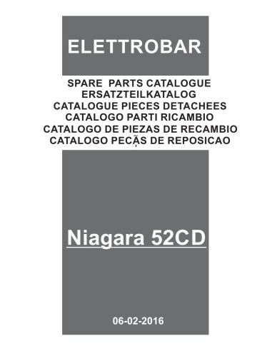 Pièces détachées ELETTROBAR NIAGARA52CD Annee 02-2016 230-50-1N 