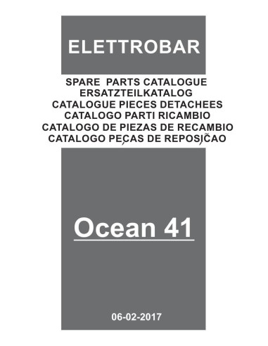 Pièces détachées ELETTROBAR OCEAN41D Annee 02-2017 