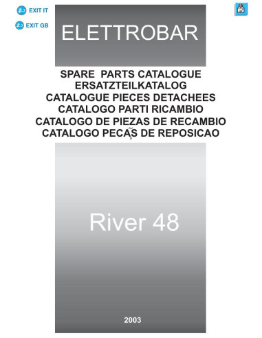 Pièces détachées ELETTROBAR RIVER48 Annee 2003 