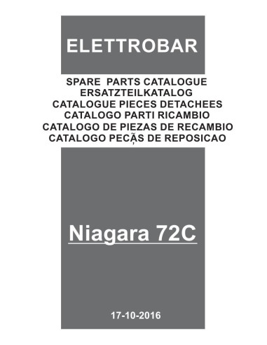 Pièces détachées ELETTROBAR NIAGARA72CD Annee 10-2016 