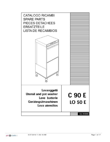 Pièces détachées HOONVED C90E Annee 01-2005 