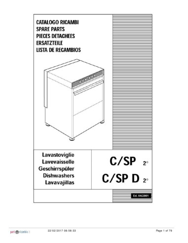 Pièces détachées HOONVED C48D 2 Annee 04-2001 REV01 