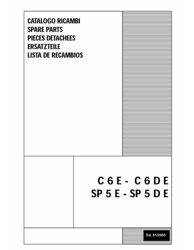 Pièces détachées HOONVED C6DE Annee 01-2005 