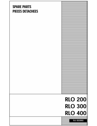 Pièces détachées HOONVED RLO200 Annee 02-2002 