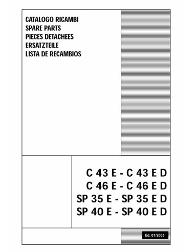 Pièces détachées HOONVED SP35E Annee 01-2005 