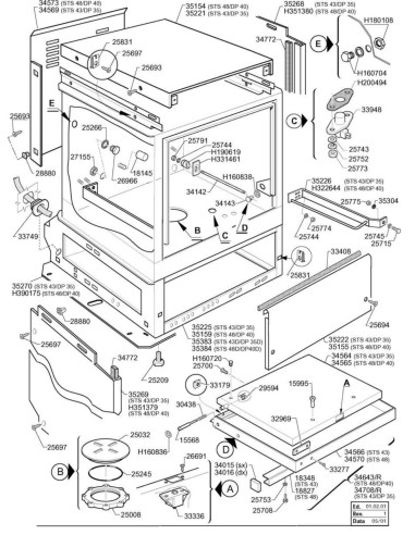 Pièces détachées HOONVED STS48 2 Annee 2001 