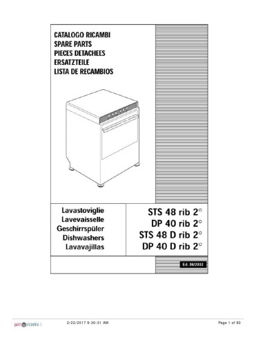 Pièces détachées HOONVED STS48 RIB 2 Annee 09-2001 