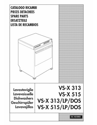 Pièces détachées HOONVED VS-X313 Annee 02-2002 