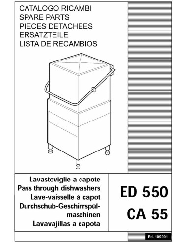 Pièces détachées HOONVED CA55 Annee 10-2001 