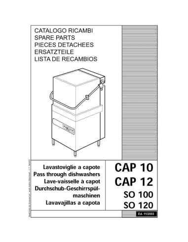 Pièces détachées HOONVED CAP10 Annee 11-2003 REV01 