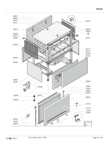 Pièces détachées HOONVED HTP220 Annee 0 