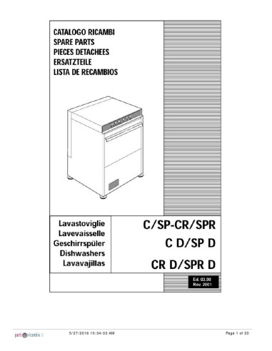 Pièces détachées HOONVED C48D DL Annee 2001 