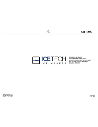 Pièces détachées ICE TECH GR-140-R290 (Rev.03) Annee Rev.03 