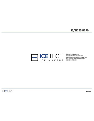 Pièces détachées ICE TECH SK-25-R290 (Rev.01) Annee Rev.01 