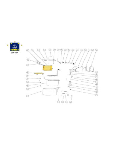 Pièces détachées HORECA SELECT GDF1004 