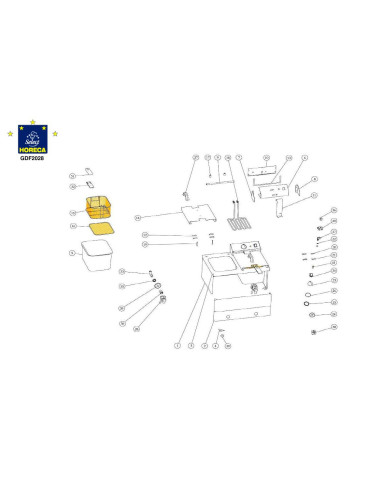 Pièces détachées HORECA SELECT GDF2028 