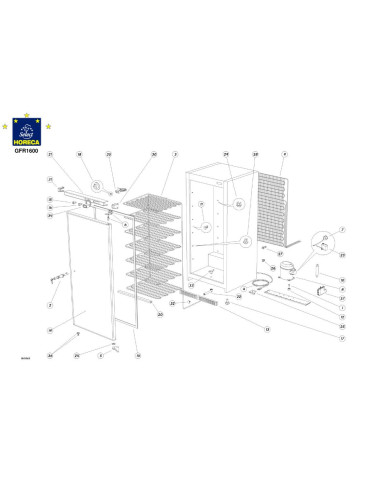 Pièces détachées HORECA SELECT GFR1600 Annee 2002 