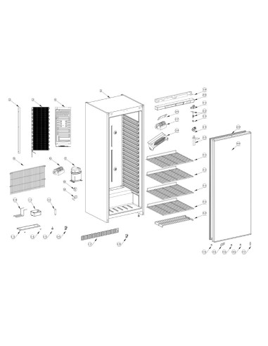 Pièces détachées HORECA SELECT RC400 