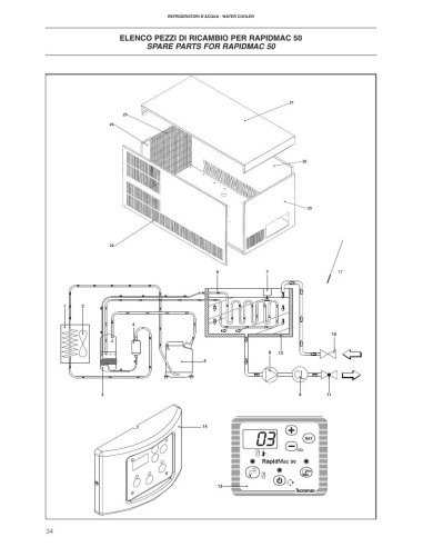 Pièces détachées ICEMATIC RAPIDMAC-50 Annee 2008 