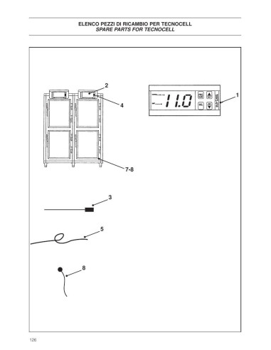 Pièces détachées ICEMATIC TECNOCELL Annee 2003 