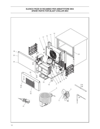 Pièces détachées ICEMATIC BK5 Annee 0 