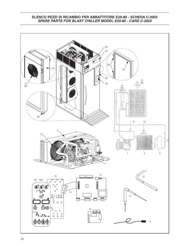 Pièces détachées ICEMATIC E20-80 Annee 0 