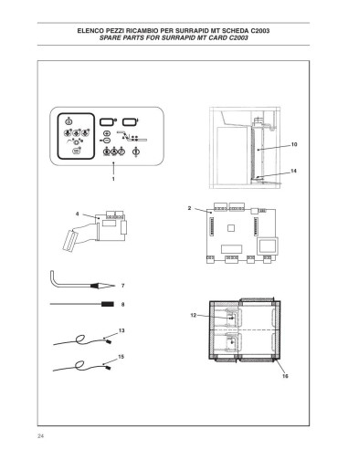 Pièces détachées ICEMATIC MT Annee 0 