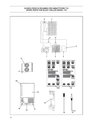 Pièces détachées ICEMATIC T10 Annee 2005 