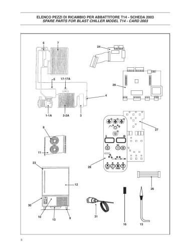 Pièces détachées ICEMATIC T14 Annee 0 