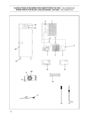 Pièces détachées ICEMATIC T20 Annee 2002 