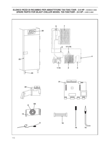 Pièces détachées ICEMATIC T20 Annee 2003 