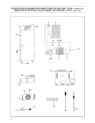 Pièces détachées ICEMATIC T20R Annee 0 