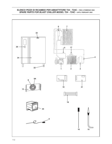 Pièces détachées ICEMATIC T24 Annee 2002 