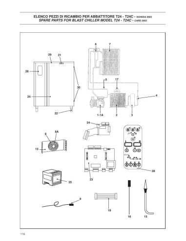 Pièces détachées ICEMATIC T24 Annee 2003 