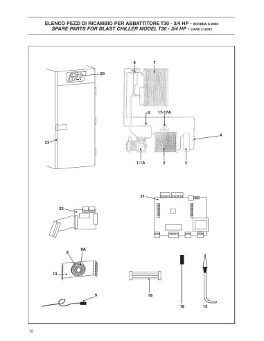 Pièces détachées ICEMATIC T30 Annee 0 