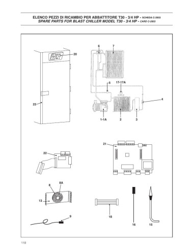 Pièces détachées ICEMATIC T30 Annee 2003 