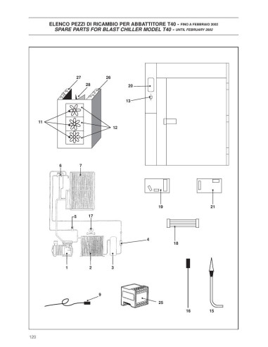 Pièces détachées ICEMATIC T40 Annee 2002 