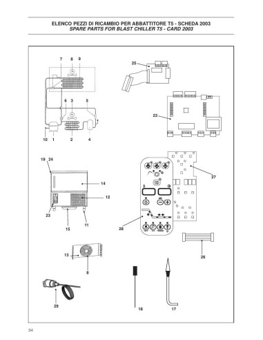 Pièces détachées ICEMATIC T5 Annee 2003 